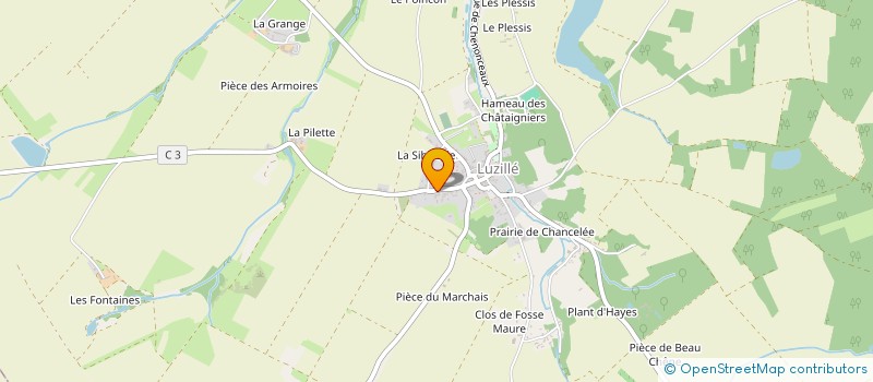 localisation de l'entreprise AXE INDUSTRIES à LUZILLE
