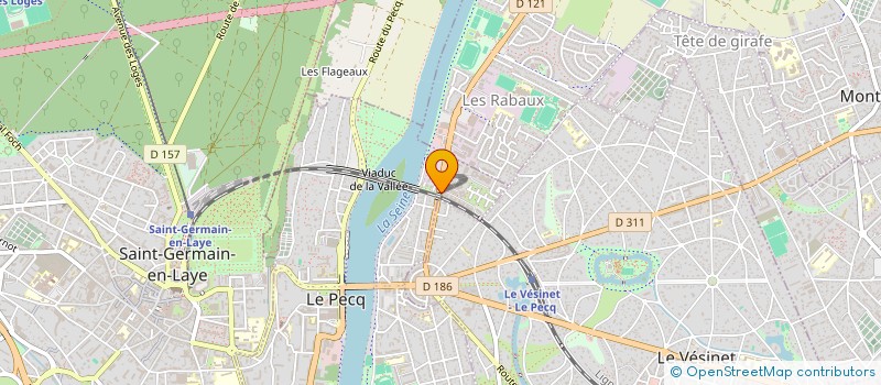 localisation de l'entreprise AXE-ING à LE PECQ