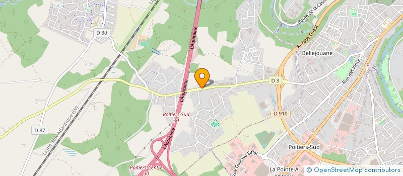 localisation de l'entreprise AXE INGENIERIE à SAINT-BENOIT