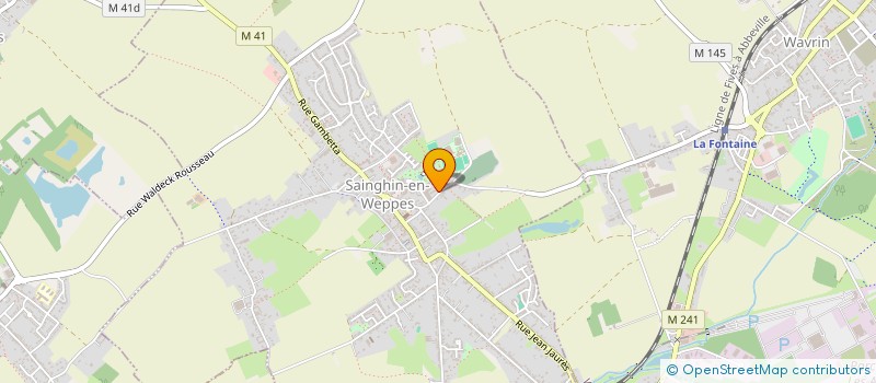 localisation de l'entreprise AXE INGENIERIE  SAINGHIN-EN-WEPPES