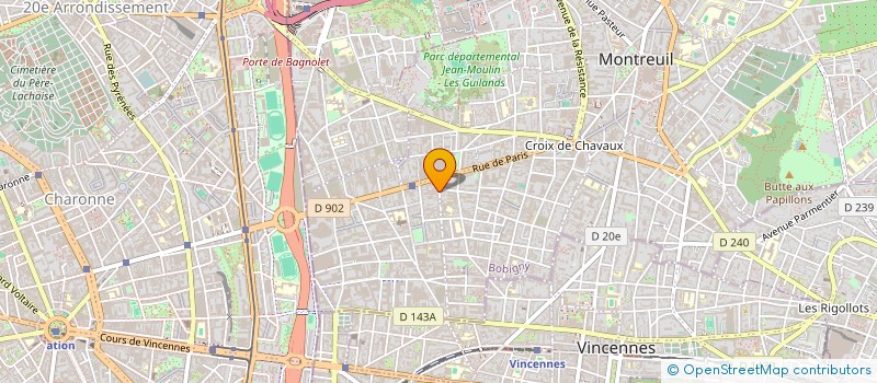 localisation de l'entreprise AXE ISOL à PARIS