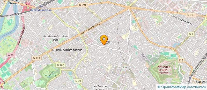 localisation de l'entreprise AXE KAPITAL à RUEIL-MALMAISON