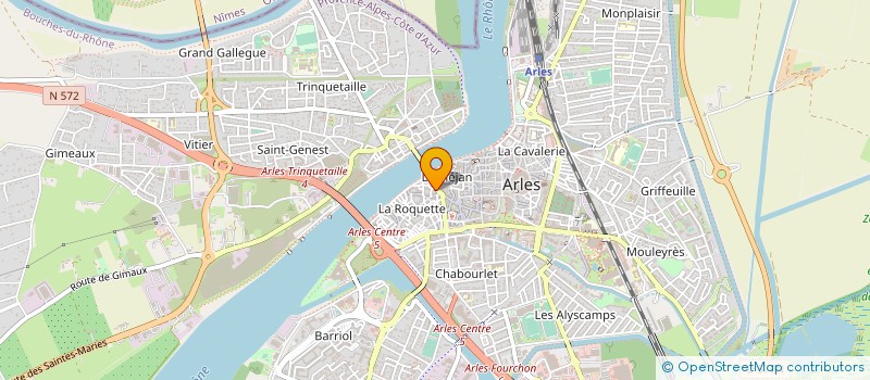 localisation de l'entreprise AXE&LISE à ARLES