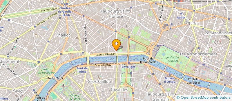 localisation de l'entreprise AXE MEDIAN PUBLICITE ET COMMUNICATION à PARIS