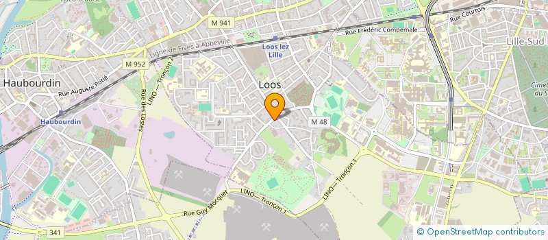 localisation de l'entreprise AXE OPTICAL à LOOS