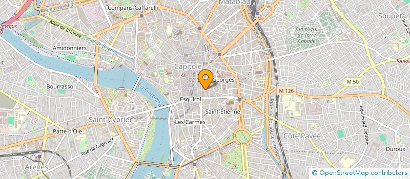 localisation de l'entreprise AXE PARTENAIRE DE LA PLAINE  TOULOUSE