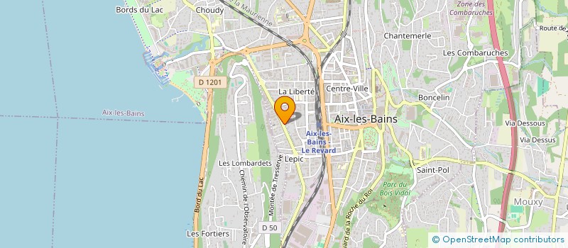 localisation de l'entreprise AXE PATRIMOINE & CONSEIL  LE BOURGET-DU-LAC