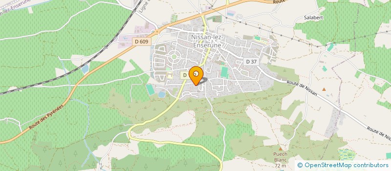 localisation de l'entreprise AXE PATRIMOINE IMMO  NISSAN-LEZ-ENSERUNE