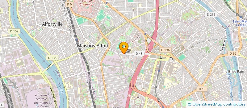 localisation de l'entreprise AXE PLUS à MAISONS-ALFORT