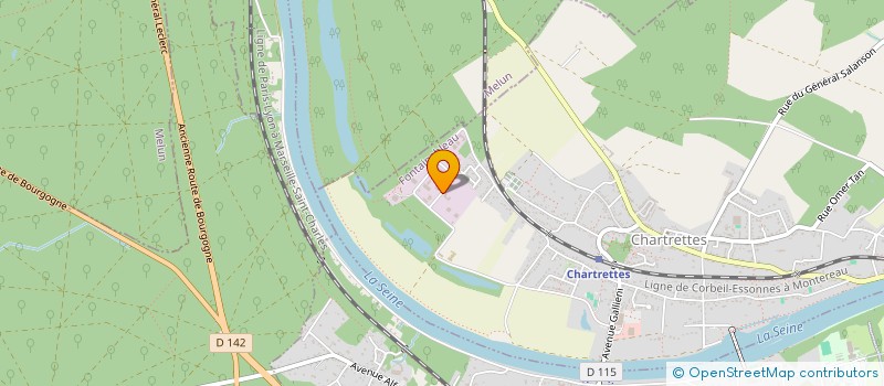 localisation de l'entreprise AXE PRO  VERT-SAINT-DENIS
