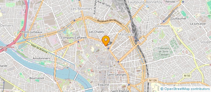 localisation de l'entreprise AXE PRODUCTIOINS  TOULOUSE