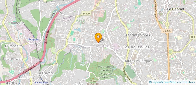 localisation de l'entreprise AXE RENOV à LE CANNET