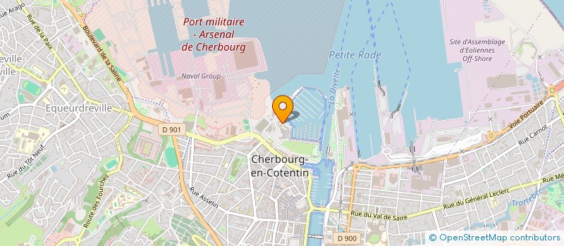localisation de l'entreprise AXE SAIL à CHERBOURG-EN-COTENTIN