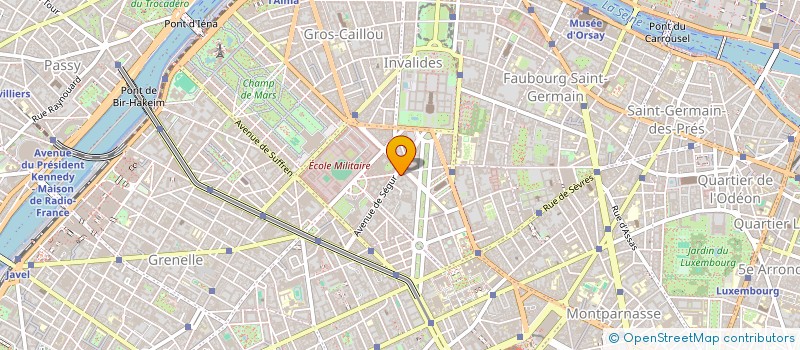 localisation de l'entreprise AXE SERVICES à PARIS