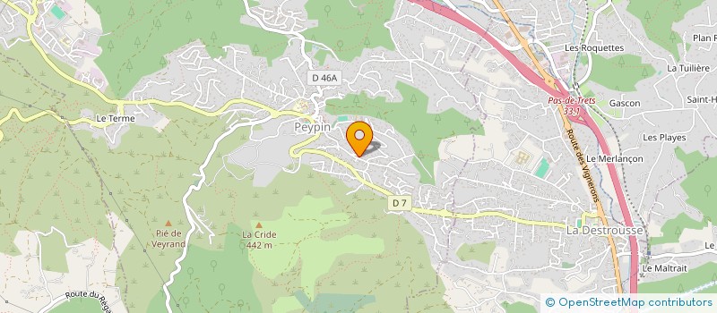 localisation de l'entreprise AXE SERVICES  PEYPIN