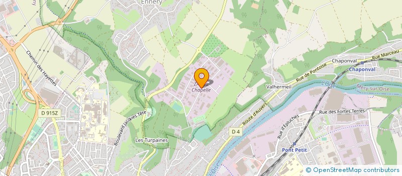 localisation de l'entreprise AXE SIGNA  ENNERY