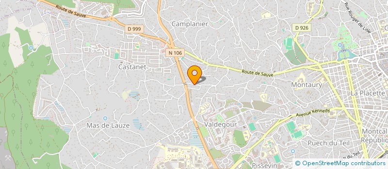 localisation de l'entreprise AXE-SIGNAL  NIMES