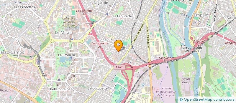 localisation de l'entreprise AXE SIGNE à TOULOUSE