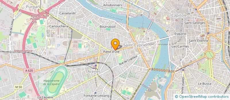 localisation de l'entreprise AXE SOLUTIONS GESTION  TOULOUSE