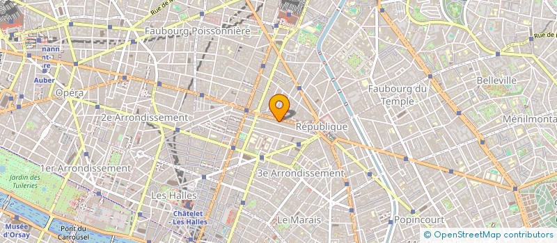 localisation de l'entreprise AXE SUD  PARIS