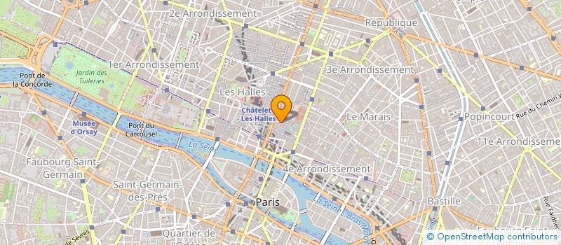 localisation de l'entreprise AXE SUD  PARIS