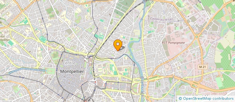 localisation de l'entreprise AXE SUD à MONTPELLIER