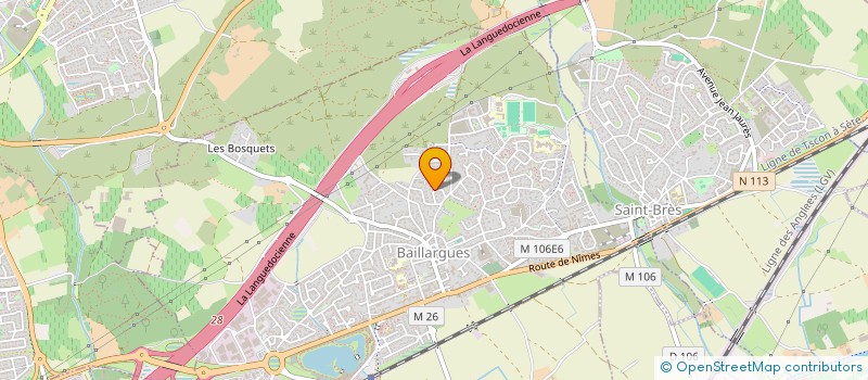 localisation de l'entreprise AXE SYSTEM à BAILLARGUES