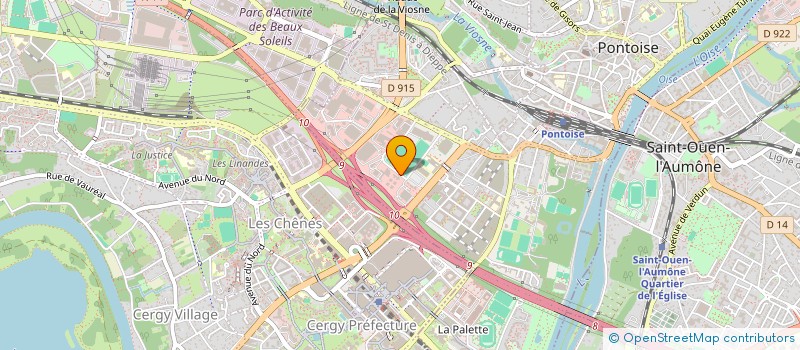 localisation de l'entreprise AXE TECHNOLOGIES à PONTOISE