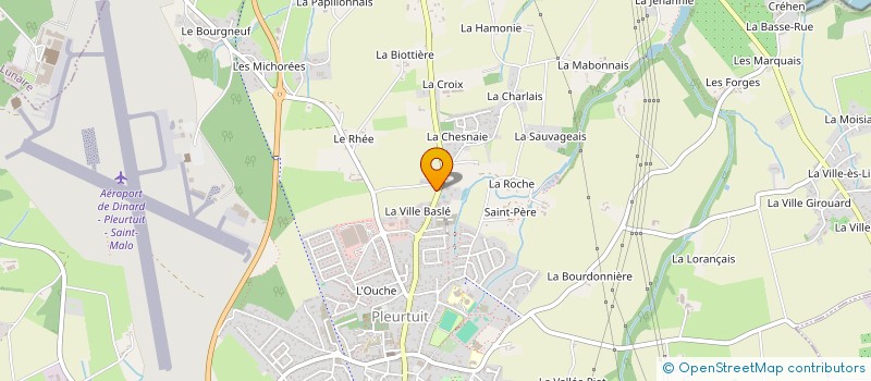 localisation de l'entreprise AXE TON-BOIS  PLEURTUIT