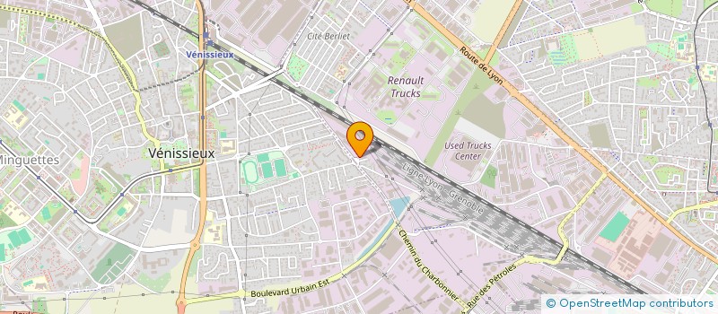 localisation de l'entreprise AXE TRANSLOG  SAINT-PRIEST