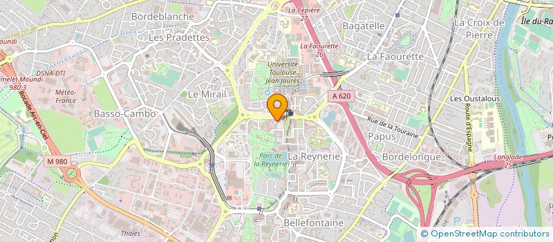 localisation de l'entreprise AXE TRANSPORT SERVICE à TOULOUSE