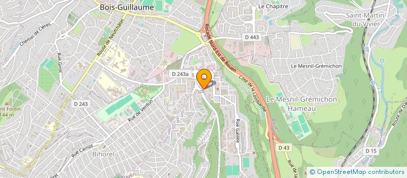 localisation de l'entreprise AXE TRANSPORTS  ROUEN