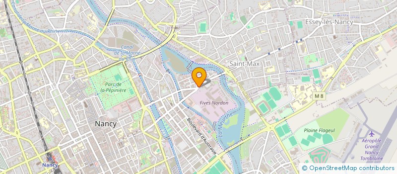 localisation de l'entreprise AXE TRANSPORTS  NANCY