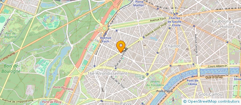 localisation de l'entreprise AXE VITAL LABORATOIRE à PARIS