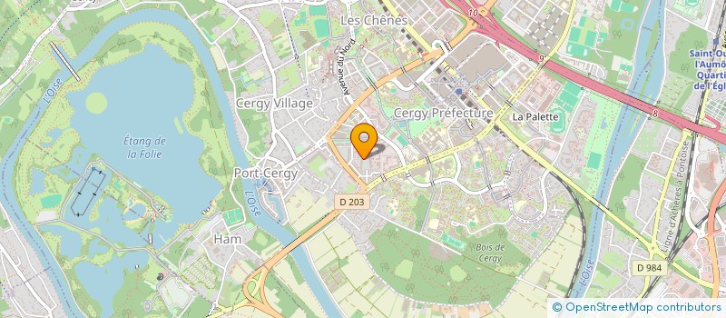 localisation de l'entreprise AXE WAY à PONTOISE