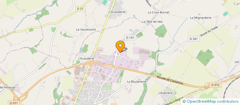 localisation de l'entreprise AXE2G  COUTANCES