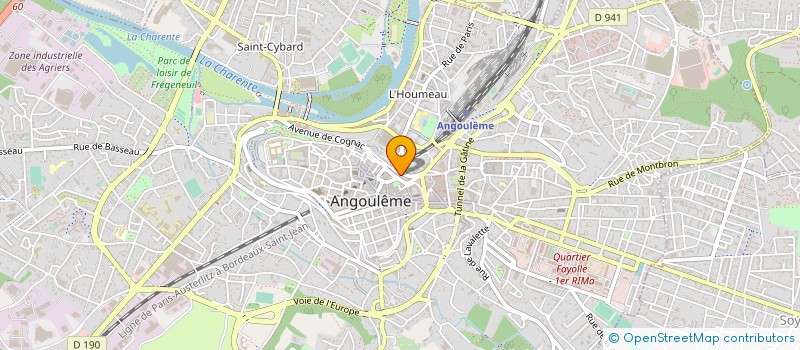 localisation de l'entreprise AXE6 à JARNAC