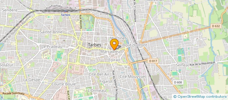 localisation de l'entreprise AXEAIDE  TARBES