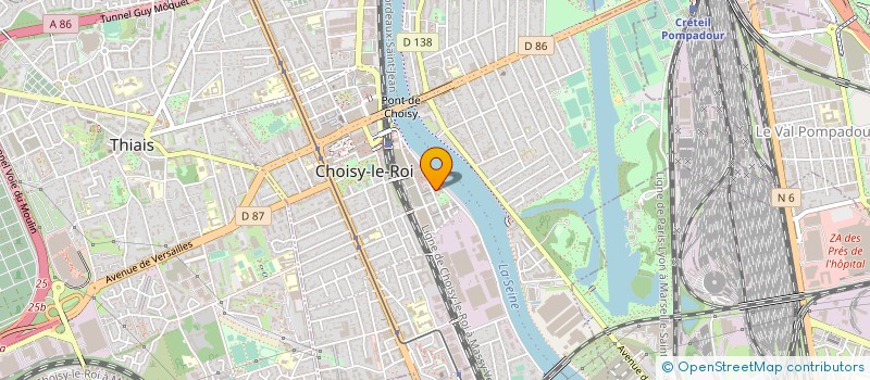 localisation de l'entreprise AXECEL CONSEILS à CHOISY-LE-ROI