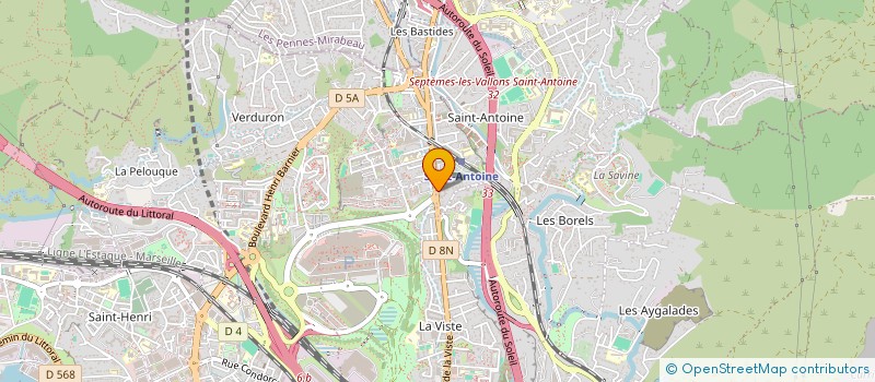 localisation de l'entreprise AXECEOM  MARSEILLE