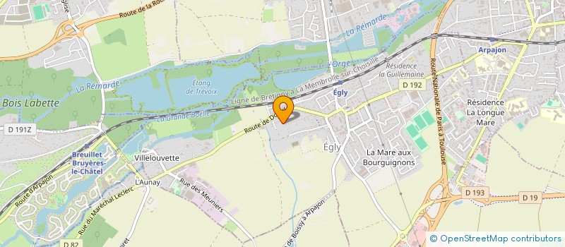 localisation de l'entreprise AXECIEL à EGLY