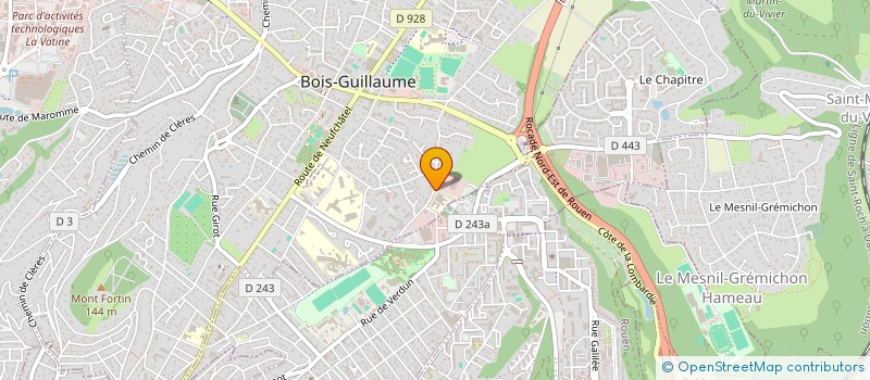 localisation de l'entreprise AXED à BOIS-GUILLAUME