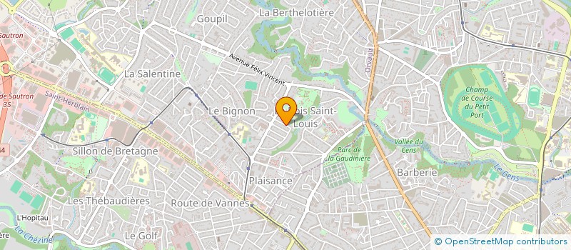 localisation de l'entreprise AXEDRH à ORVAULT