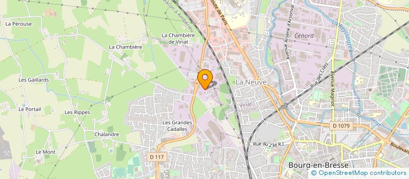 localisation de l'entreprise AXEFI  SAINT-DENIS-LES-BOURG