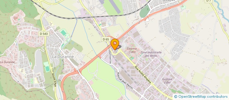 localisation de l'entreprise AXEGAUVIC à AIX-EN-PROVENCE