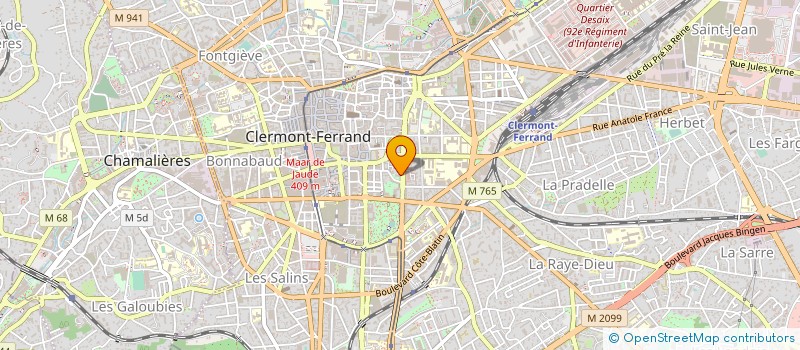 localisation de l'entreprise AXEGE CONSEIL à CLERMONT-FERRAND