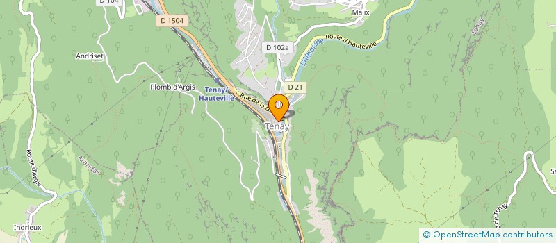 localisation de l'entreprise AXEIS FABRIQUE  TENAY