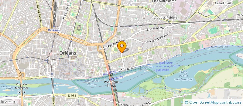 localisation de l'entreprise AXEIYA à ORLEANS