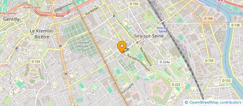 localisation de l'entreprise AXEL à IVRY-SUR-SEINE
