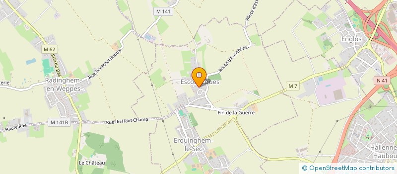 localisation de l'entreprise AXEL à ESCOBECQUES